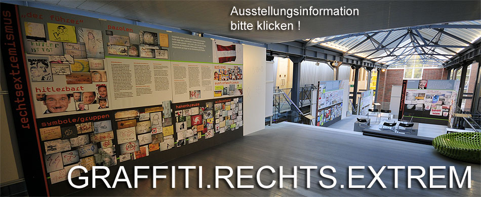 Information zur Ausstellung GRAFFITI.RECHTS.EXTREM