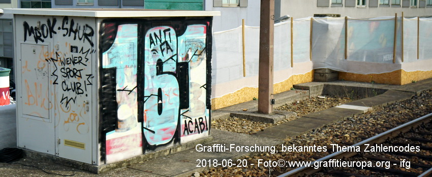 Graffiti und Zahlencodes
